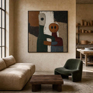 Modern Figurative Wall Art displayed in a refined contemporary office.