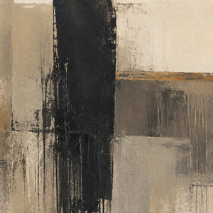 Close-up of raised hand-painted texture and layered surface details.