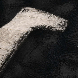 Close-up texture detail of White Paths Cross the Dark