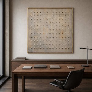 Wabi Sabi Wall Art displayed in a refined contemporary office.