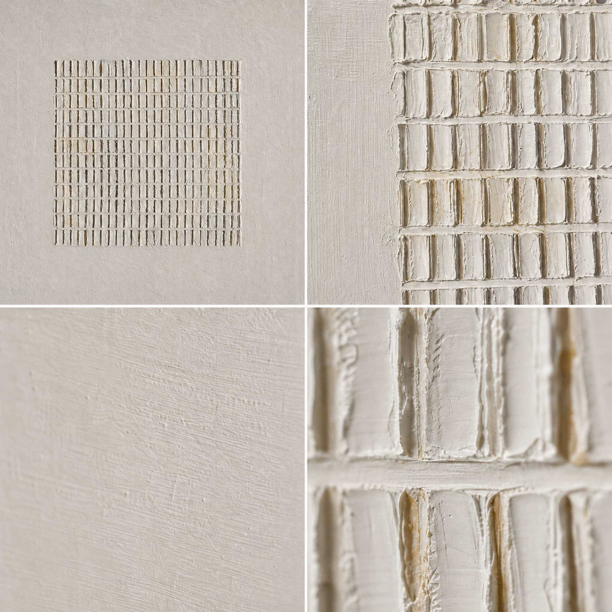 Ivory Wabi-Sabi canvas styled in a luxury interior.