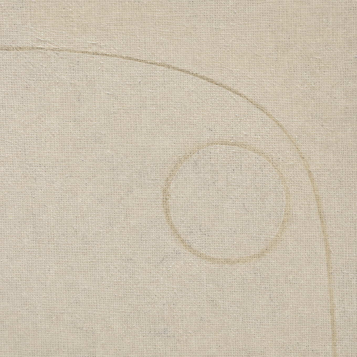 Close-up of warm ivory canvas texture and shallow relief lines.