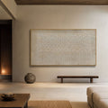 Blooms in Relief: Textured Abstract Canvas Wall Art (副本2)