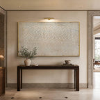 Blooms in Relief: Textured Abstract Canvas Wall Art (副本2)