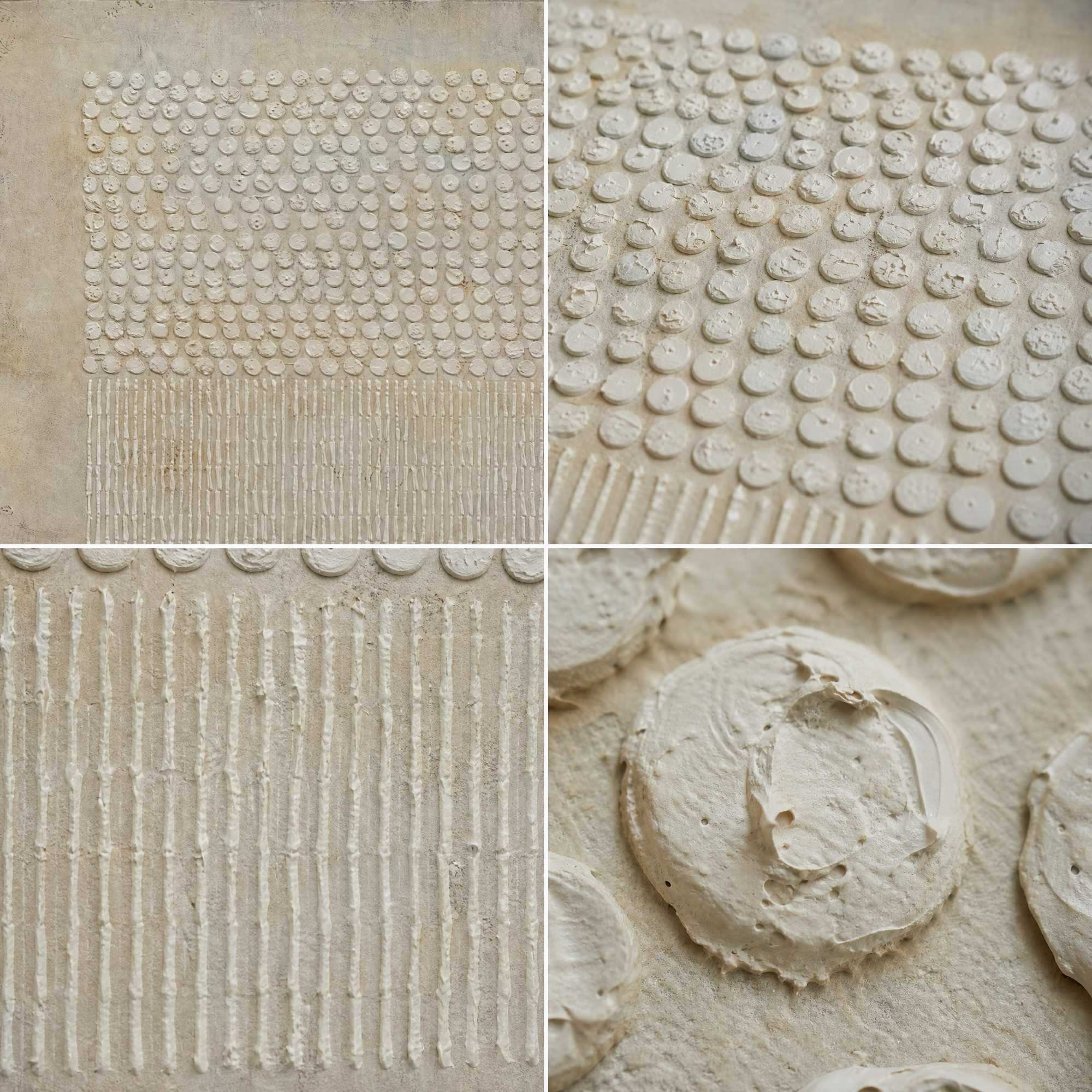 Blooms in Relief: Textured Abstract Canvas Wall Art (副本2)