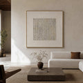 Blooms in Relief: Textured Abstract Canvas Wall Art (副本3)