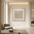 Blooms in Relief: Textured Abstract Canvas Wall Art (副本3)