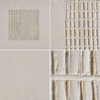 Blooms in Relief: Textured Abstract Canvas Wall Art (副本3)