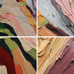Blooms in Relief: Textured Abstract Canvas Wall Art (副本3) (副本)