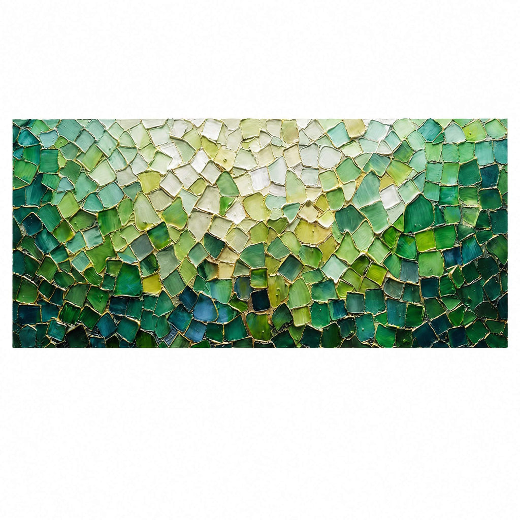 Blooms in Relief: Textured Abstract Canvas Wall Art (副本1)