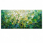Blooms in Relief: Textured Abstract Canvas Wall Art (副本1)