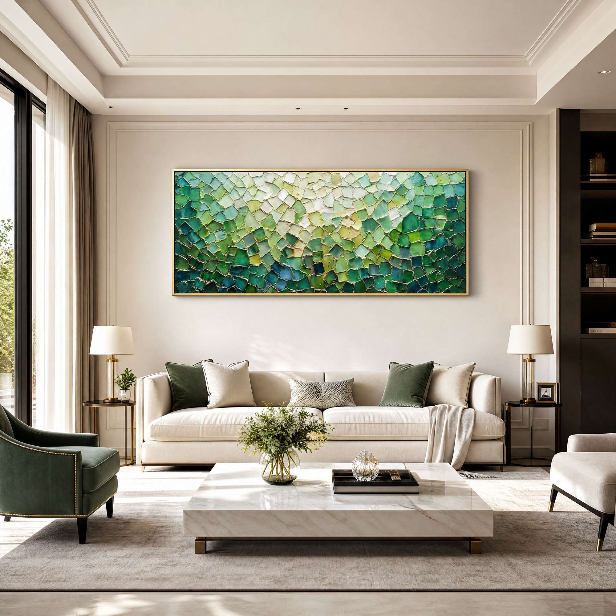 Blooms in Relief: Textured Abstract Canvas Wall Art (副本1)