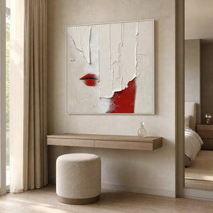 Modern Figurative Wall Art displayed in a refined bedroom.