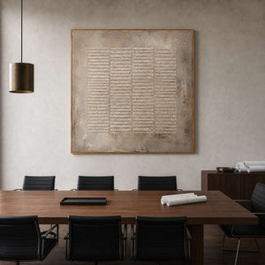 Wabi Sabi Wall Art displayed in a refined contemporary office.