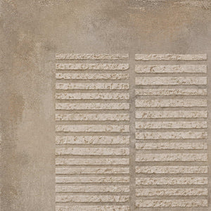 Close-up of the artwork’s raised hand-painted texture and layered color.