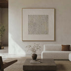 Blooms in Relief: Textured Abstract Canvas Wall Art (副本3)