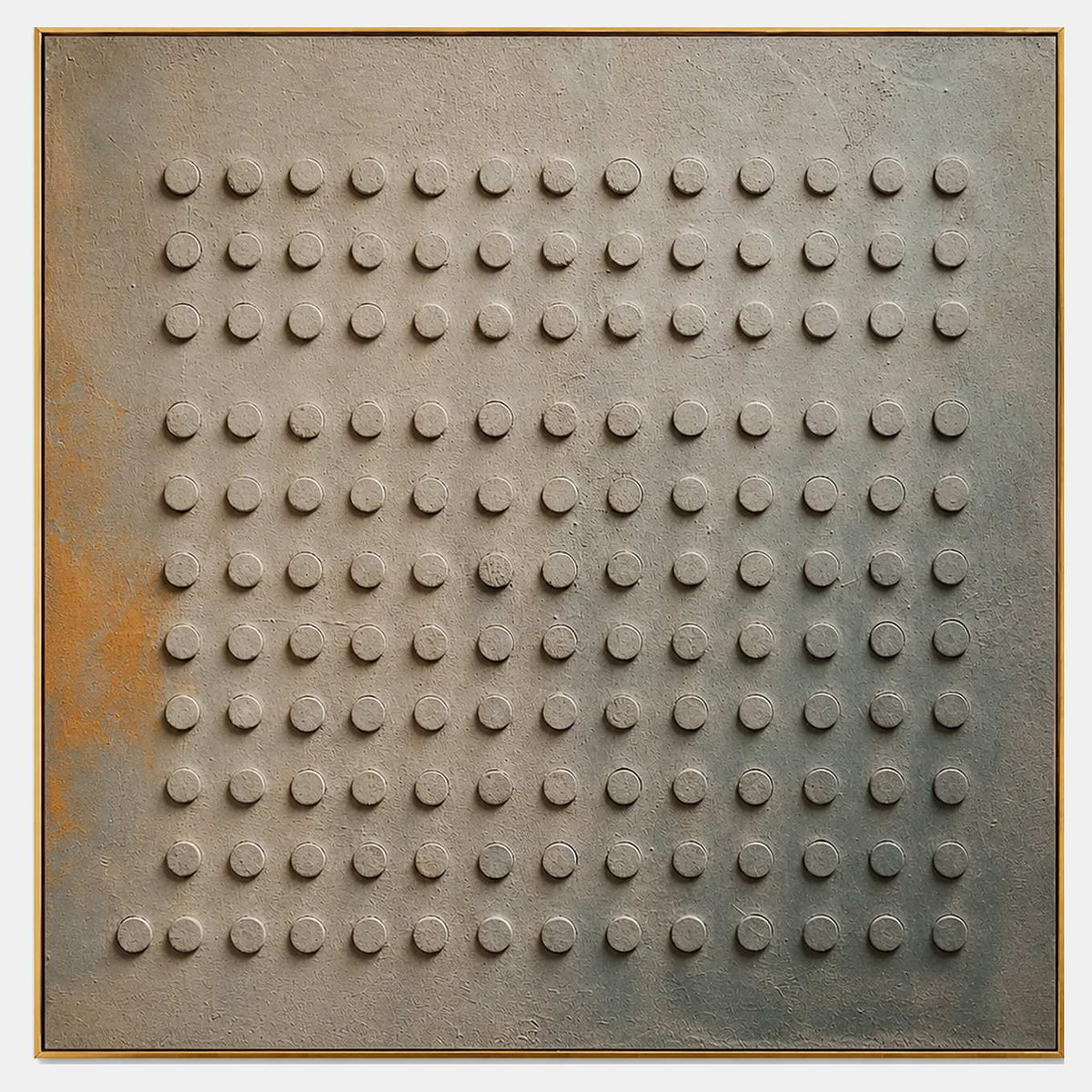 Hand-painted minimalist textured wall art with neutral, white, and earth tones tones.