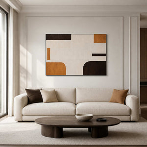 Two Corners Hold the Warmth in a modern living room