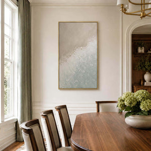 Soft coastal canvas styled in a luxury interior.