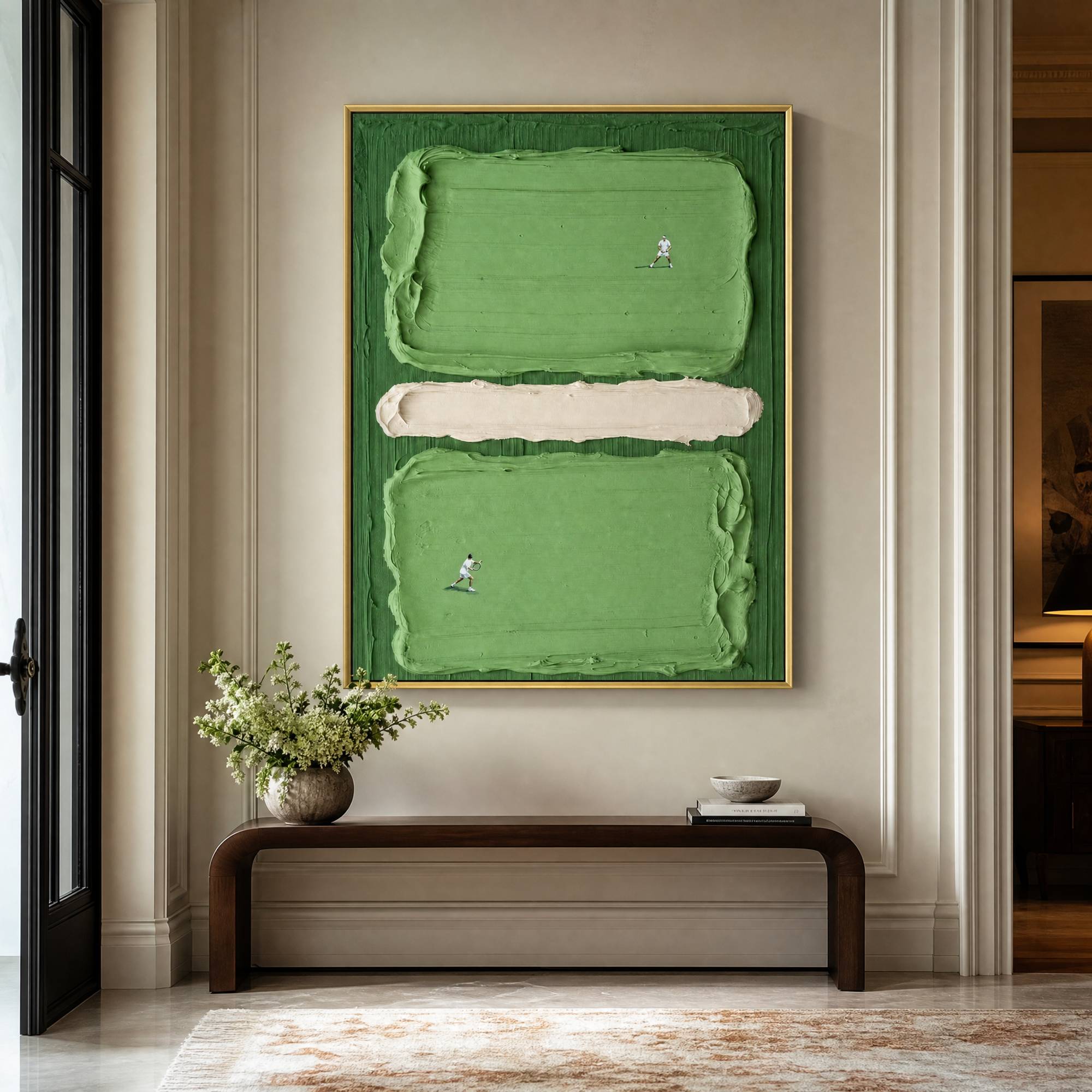 Blooms in Relief: Textured Abstract Canvas Wall Art (副本3) (副本) (副本) (副本)